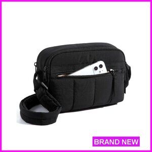 Mini Crossbody Bag with RFID Blocking, Adjustable Strap, Travel Purse